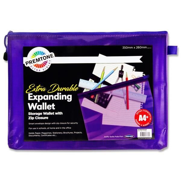 A4+ WALLET-PURPLE Extra Durable