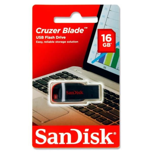 SCAN DISK 16GB USB FLASH DRIVE W2190235