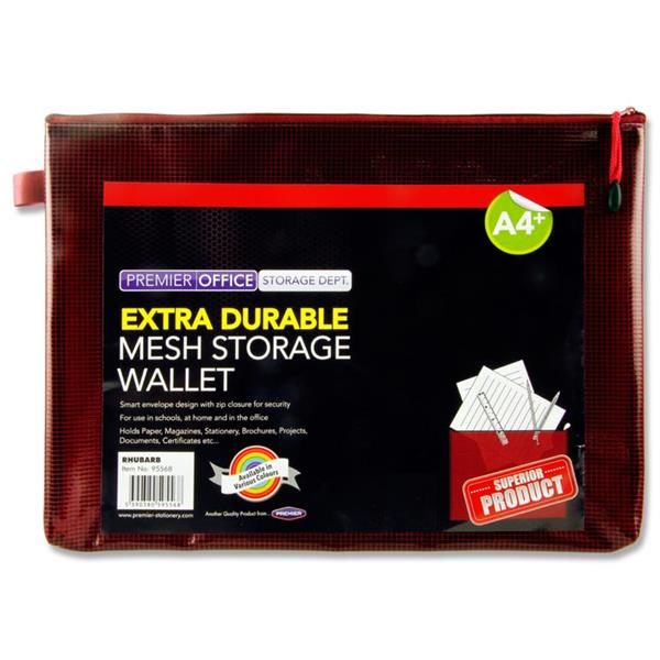 A4+ WALLET-DARK RED Extra Durable