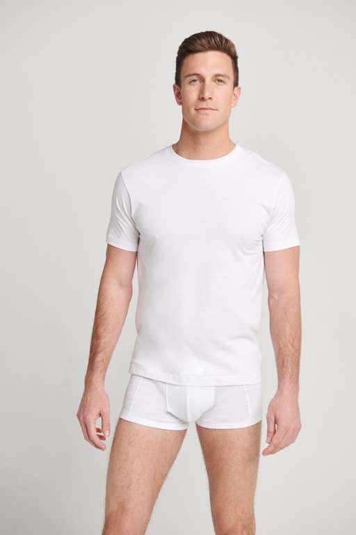Short Sleeve Vest 2 Pack by Jockey - White, m