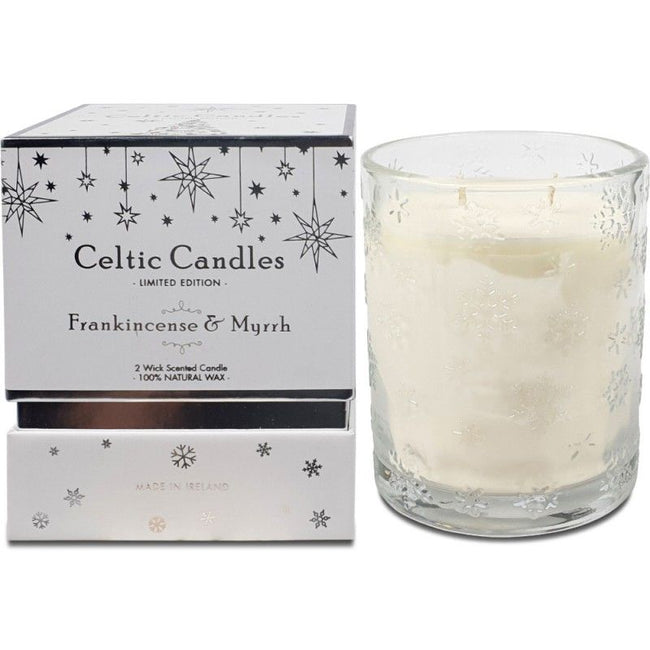 DOUBLE WICK CANDLE AND CHRISTMAS BOX 101