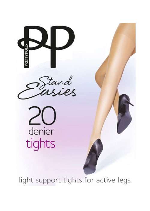 Pretty Polly Stand Easies Light Support Tights - Sherry, m