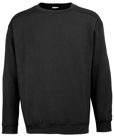 WORK HEAVY ROUND NECK SWEATER RTY060-BLACK