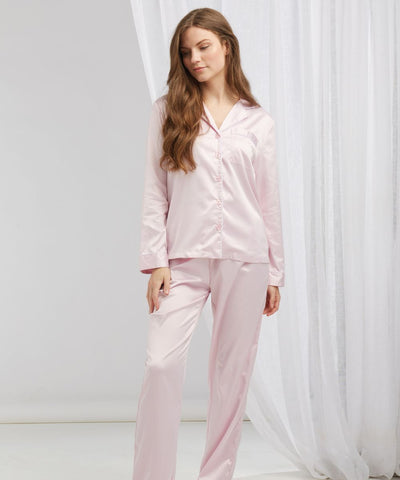 LADIES SATIN PYJAMAS TC055